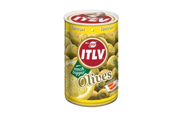 Žaliosios alyvuogės ITLV su citrinų įdaru, 300 g
