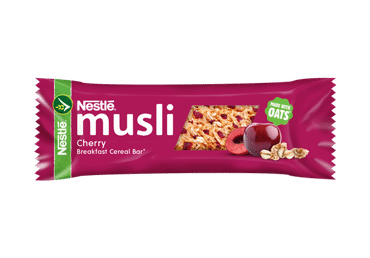 Batonėlis NESTLE MUSLI su vyšniomis, 35 g - 2