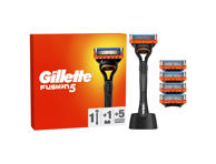 Skustuvas GILLETTE FUSION + sk. galvutės 5vnt.