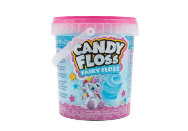Vaivorykštės spalvų cukraus vata FAIRY FLOSS, 850 ml