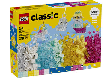 LEGO® Classic Magiška permatoma dėžutė, kaladėlės 11040