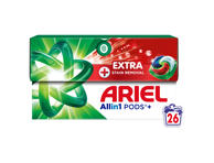 Skalbimo kapsulės ARIEL Extra Clean, 26 skalb.