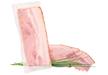 Karštai rūkyta šoninė, I r., 1 kg