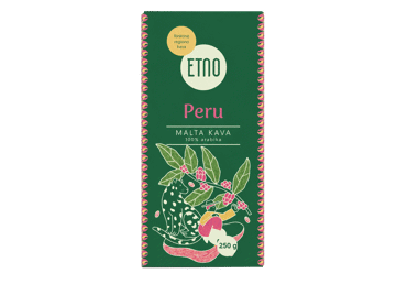 Malta kava vienarūšė arabika ETNO PERU, 250 g