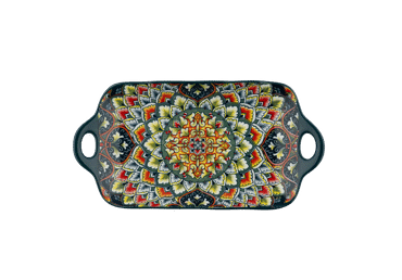 Kvadrat. lėkštė AURORA Boho, 32x16 cm
