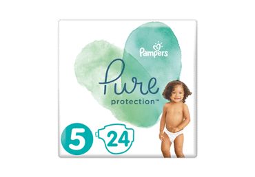 Sauskelnės PAMPERS PURE 5 (11+ kg.), 24 vnt.