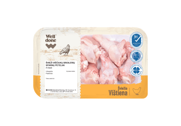 Viščiukų broilerių sparnelių vidurinės dalys WELL DONE, 500 g - 2