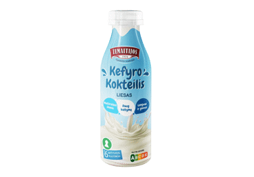 Natūralus ŽEMAITIJOS kefyro gėrimas, 0,5 % rieb., 450 g - 1