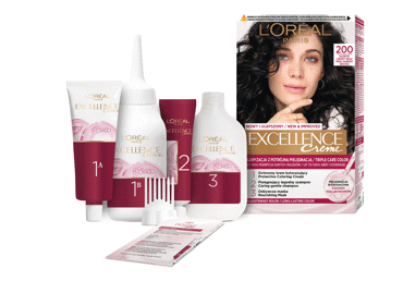 L'Oreal Paris Excellence Creme ilgalaikiai plaukų dažai, 200 - 2