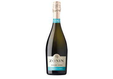 Nealkoholinis putojantis baltasis sausas vynas ZONIN CUVEE Z, 750 ml