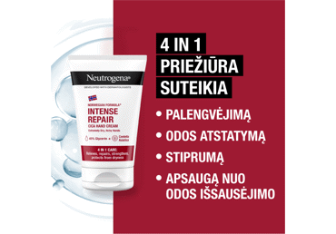 Rankų kremas NEUTROGENA NORWEGIAN FORMULA INTENSE REPAIR CIC, 50 ml - 3