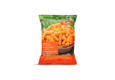 Morkytės, greitai užšaldytos FAVORIT, 400 g Morkytės, greitai užšaldytos FAVORIT, 400 g