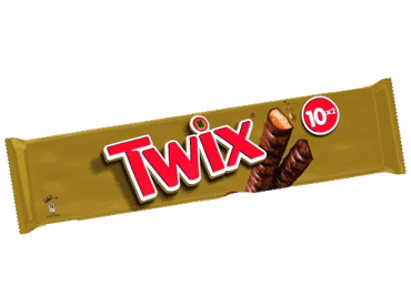 Šokoladiniai batonėliai TWIX, 10 vnt. pakuotė, 500 g - 2