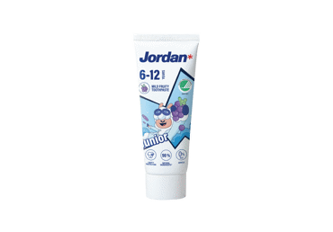 Vaikiška dantų pasta JORDAN vaisių skonio,6-12 metų, 50 ml - 2