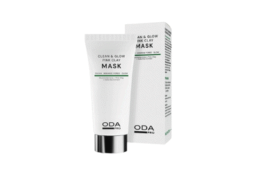 ODA PRO Valanti ir skaistinanti rožinio molio kaukė, 50 ml