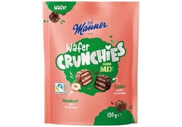 Vafliai MANNER CRUNCHIES DARK MIX, 130 g