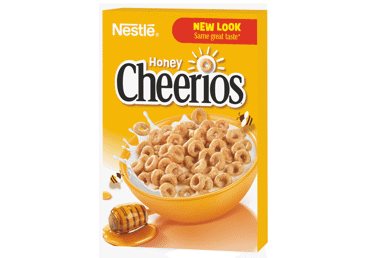 Grūdų žiedeliai su medumi NESTLE HONEY CHEERIOS, 375 g