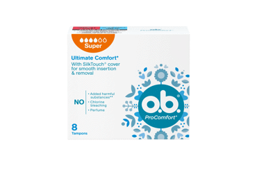 Higieniniai tamponai O.B. PRO COMFORT SUPER, 8 vnt.