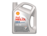 Sintetinė alyva SHELL HX8, 5W40, 4 l