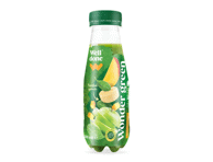 Obuolių, mangų, bananų ir špinatų glotnutis su kokosų gėrimu, 300 ml