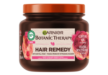 Botanic Therapy Hair Remedy Castor Oil & Almond kaukė, 340 ml