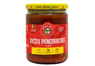 KĖDAINIŲ KONSERVŲ FABRIKO ryžių pomidorinė sriuba, 480 g