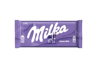 Pieninis šokoladas MILKA, 90 g