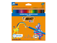 Spalvoti pieštukai BIC KIDS, 24 spalvos