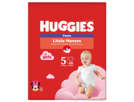 Sauskelnės-kelnaitės HUGGIES PANTS (5) mergaitėms (12-17 kg), 68 vnt.