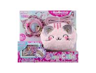 Žaislinė rankinė su makiažu ir aksesuarais