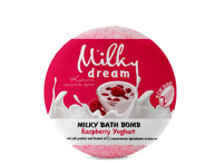 Vonios burbulas MILKY DREAM Milky Avietės yoghurt, 100 g