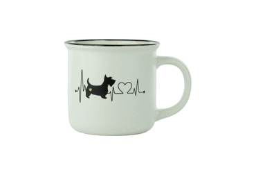 Puodelis ILAJA Heart dog, 370 ml - 2