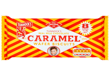 Vafliniai batonėliai TUNNOCK’S su karamelės įdaru, 240 g