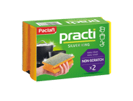 Indų plovimo kempinėlės PACLAN Practi Silver King, 2 vnt