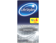 Prezervatyvai  LIFESTYLES ULTRA THIN,16 vnt. 