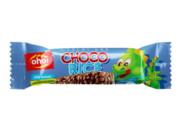 Pusryčių dribsnių batonėlis OHO CHOCO RICE, 23 g Pusryčių dribsnių batonėlis OHO CHOCO RICE, 23 g