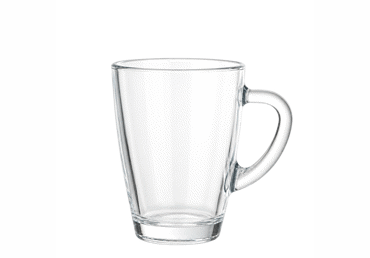 Stiklinis puodelis ILAJA Basic, 400 ml