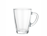 Stiklinis puodelis ILAJA Basic, 400 ml