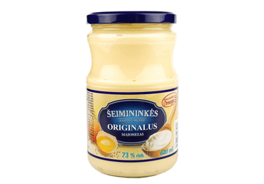 ŠEIMININKĖS originalus majonezas, 73 % rieb., 590 g