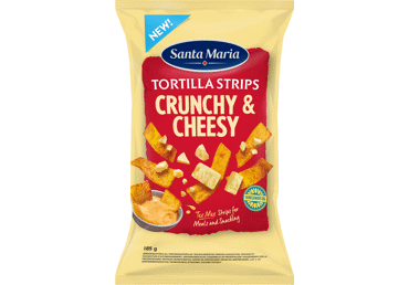 Traškūs kukurūzų traškučiai SANTA MARIA, sūrio skonio, 185 g