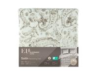 Satininės patalynės komplektas 200x220/2x50x70cm,lašo ornamentai