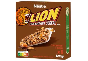 Dribsnių batonėlis NESTLE LION BAR, 150 g