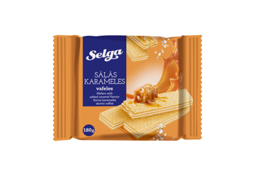 Vafliai SELGA su sūdyta karamele, 180 g