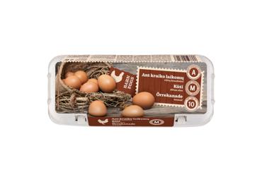 Ant kraiko laikomų vištų kiaušiniai, 10 vnt.