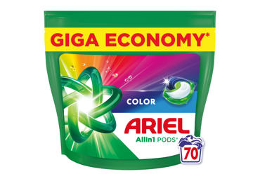 Skalbimo kapsulės ARIEL Color, 70 skalb.
