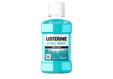 Burnos skalavimo skystis LISTERINE Cool Mint Mild, 80ml