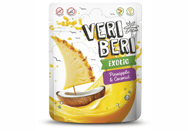 Ananasų ir kokosų juostelės VERI BERI, 50 g