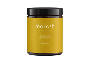 Savaiminio įdegio MOKOSH GENTLY BRONZING PASSIONFRUIT kūno ir veido balzamas, 180 ml