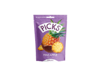 Liof. ananas. saldainiai su pien. šokolado gl. PICKS, 90 g