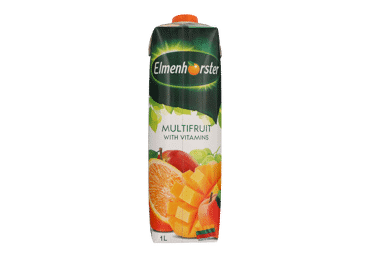 Įvairių vaisių sulčių gėrimas ELMENHORSTER su vitaminais, 1 l - 2